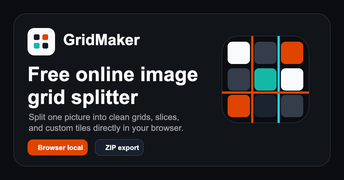 gridmaker screenshot
