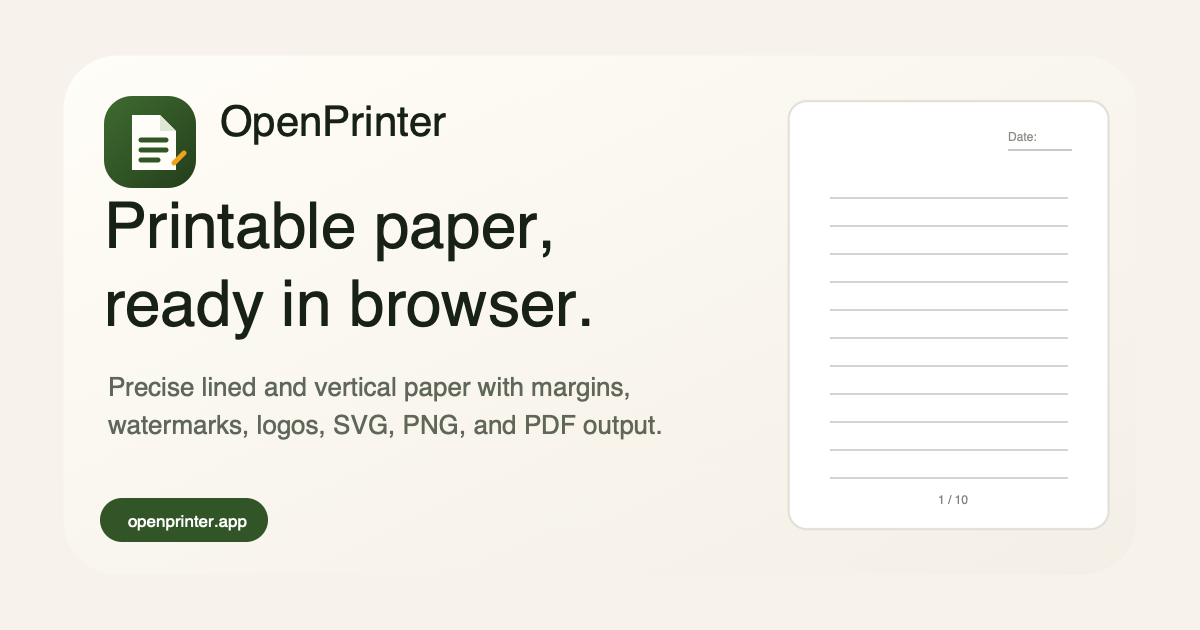 openprinter screenshot